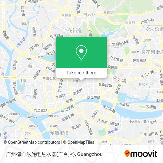 广州德而乐施电热水器(广百店) map
