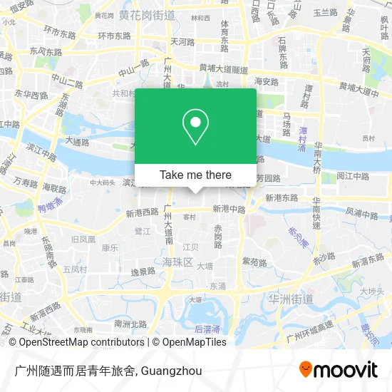 广州随遇而居青年旅舍 map