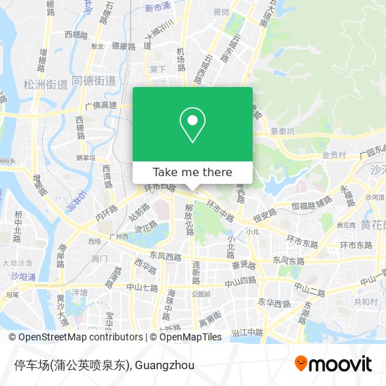 停车场(蒲公英喷泉东) map
