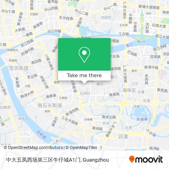 中大五凤西场第三区牛仔城A1门 map