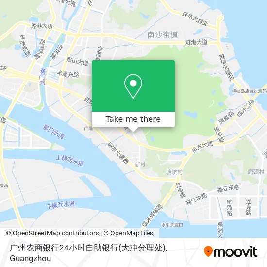 广州农商银行24小时自助银行(大冲分理处) map