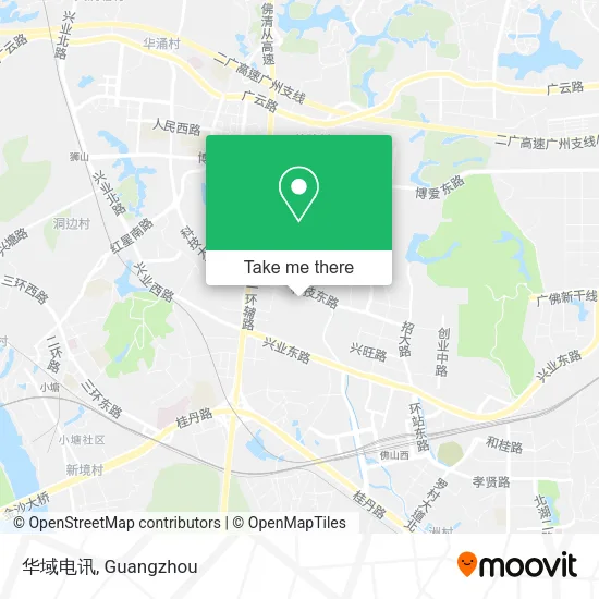 华域电讯 map
