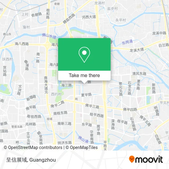 呈信展域 map