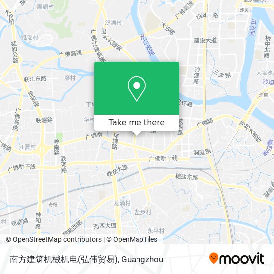 南方建筑机械机电(弘伟贸易) map