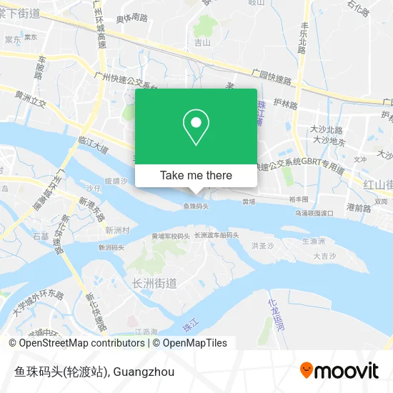 鱼珠码头(轮渡站) map
