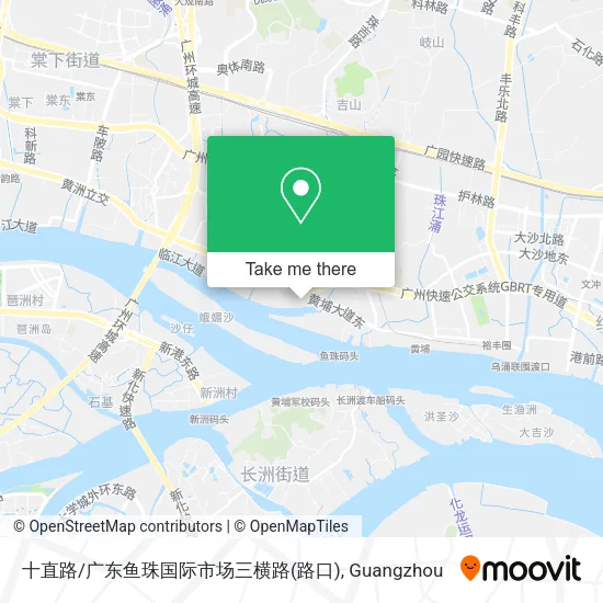 十直路/广东鱼珠国际市场三横路(路口) map