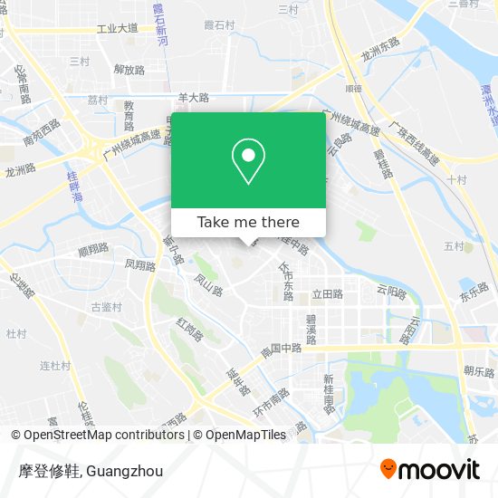 摩登修鞋 map