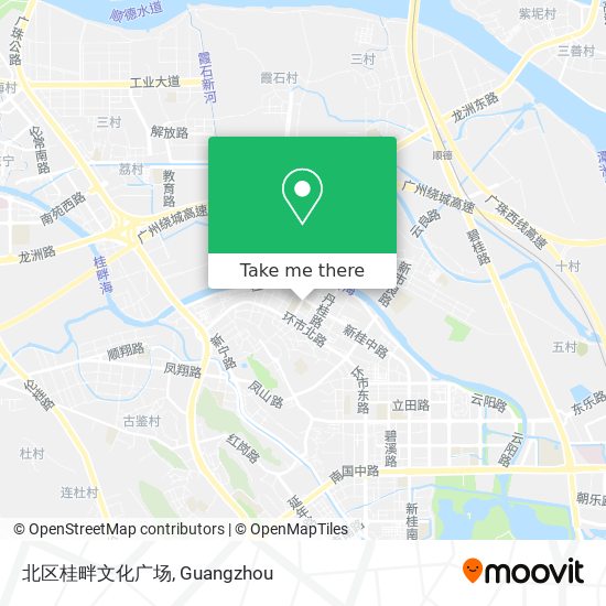 北区桂畔文化广场 map