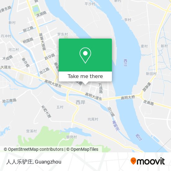 人人乐驴庄 map