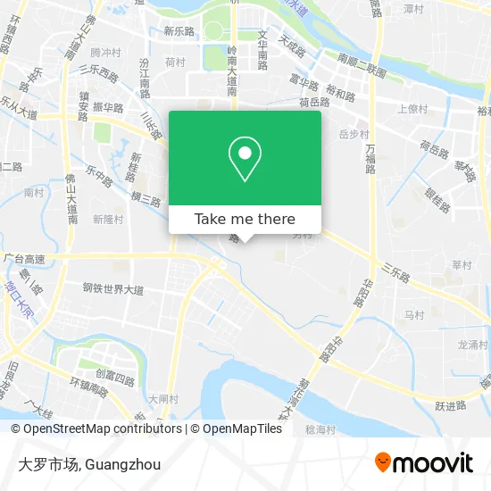 大罗市场 map
