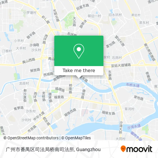 广州市番禺区司法局桥南司法所 map