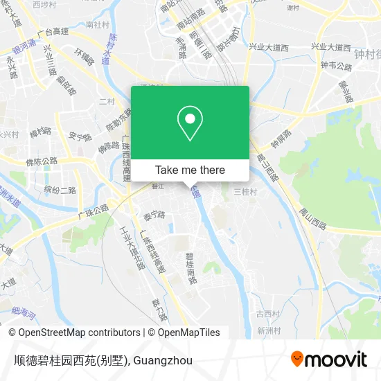 顺德碧桂园西苑(别墅) map