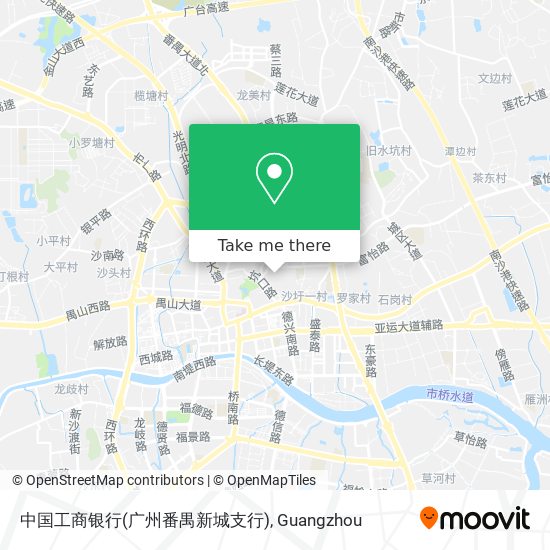 中国工商银行(广州番禺新城支行) map