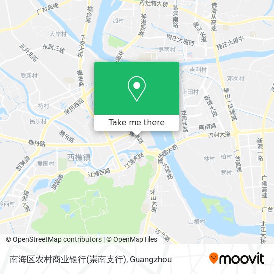 南海区农村商业银行(崇南支行) map