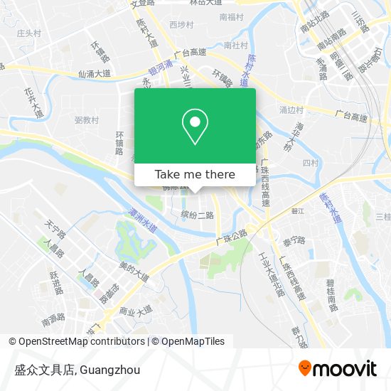 盛众文具店 map