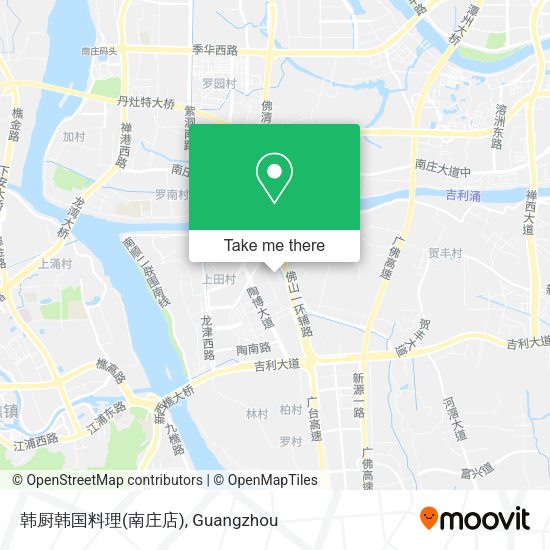 韩厨韩国料理(南庄店) map