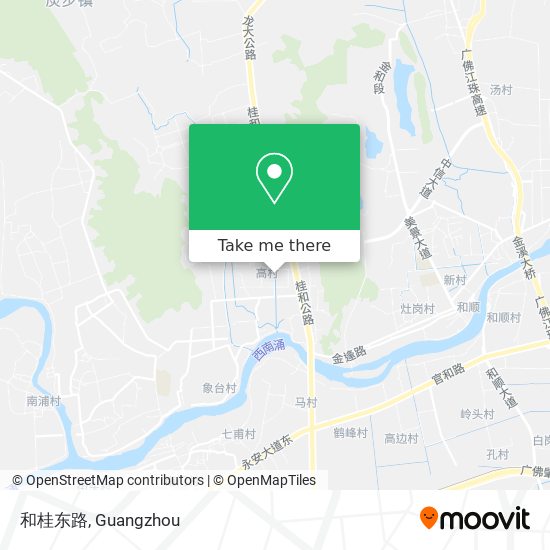 和桂东路 map