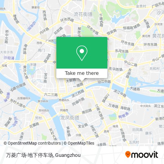 万菱广场-地下停车场 map