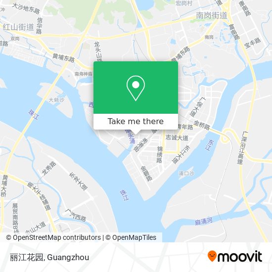 丽江花园 map