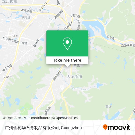 广州金穗华石膏制品有限公司 map