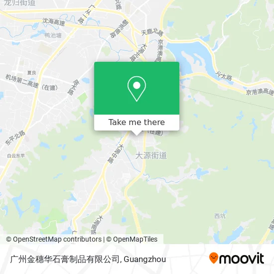 广州金穗华石膏制品有限公司 map