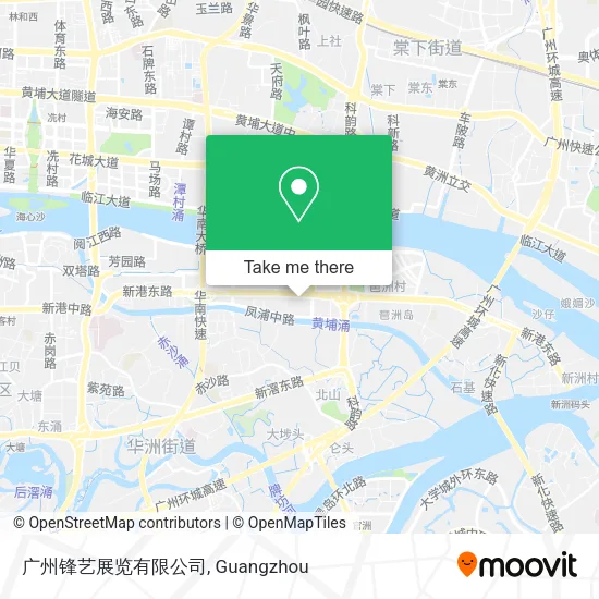 广州锋艺展览有限公司 map