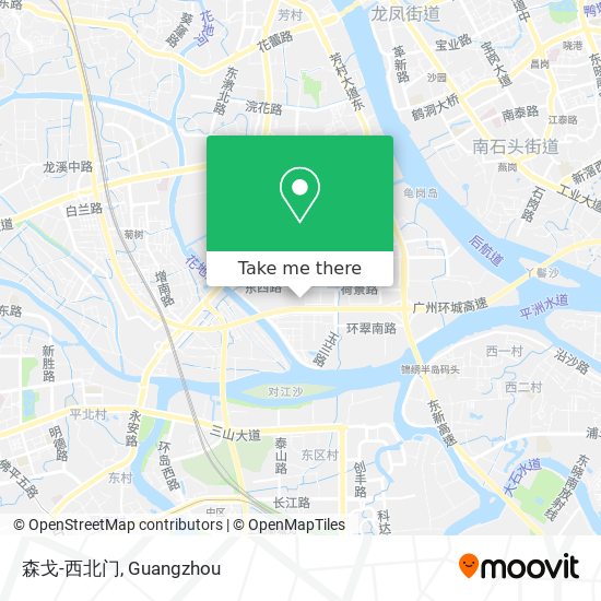森戈-西北门 map