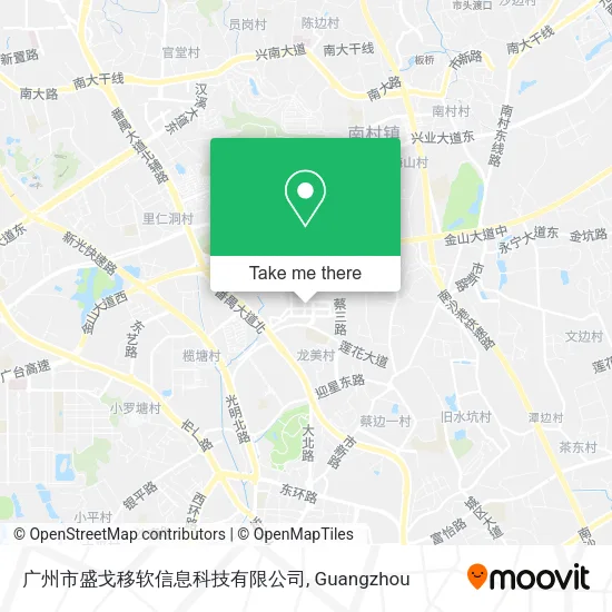 广州市盛戈移软信息科技有限公司 map