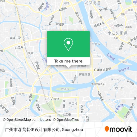 广州市森戈装饰设计有限公司 map