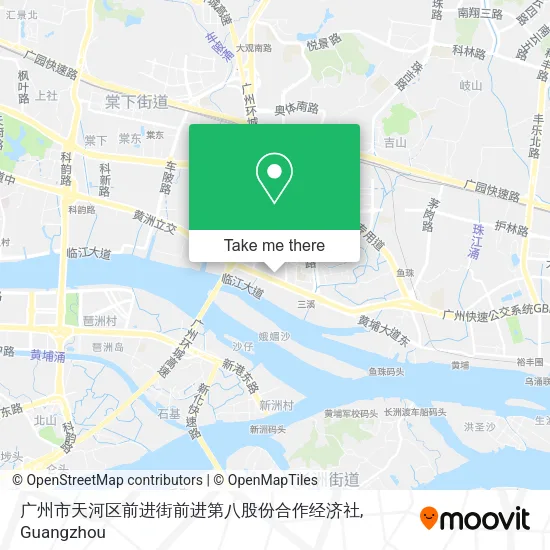 广州市天河区前进街前进第八股份合作经济社 map
