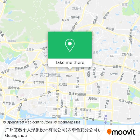 广州艾薇个人形象设计有限公司(四季色彩分公司) map
