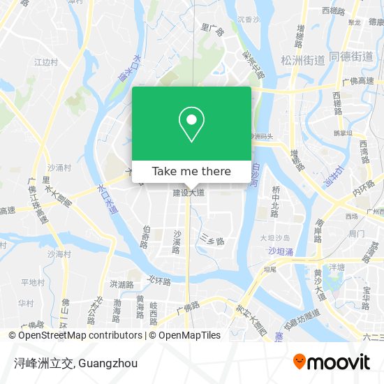 浔峰洲立交 map