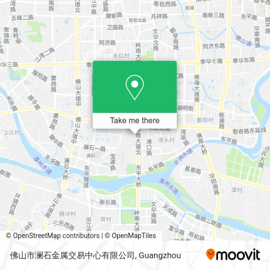 佛山市澜石金属交易中心有限公司 map