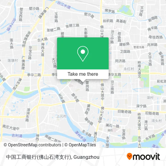 中国工商银行(佛山石湾支行) map