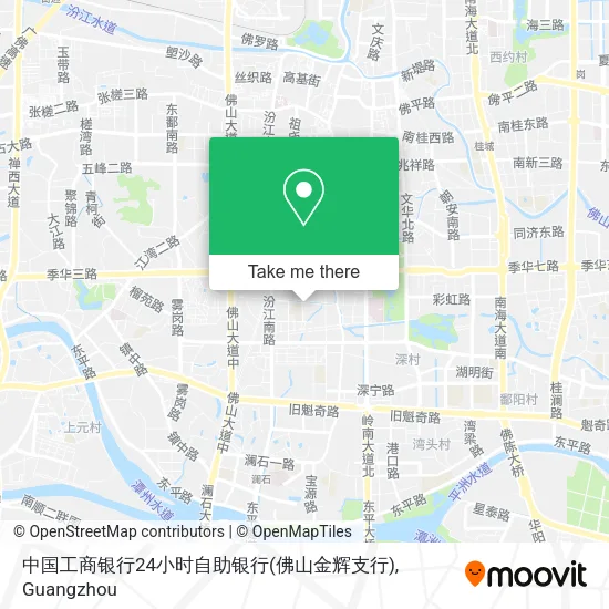 中国工商银行24小时自助银行(佛山金辉支行) map