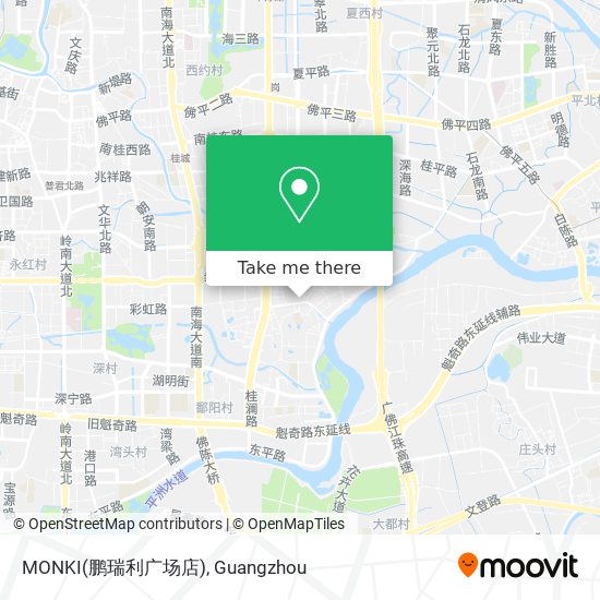 MONKI(鹏瑞利广场店) map