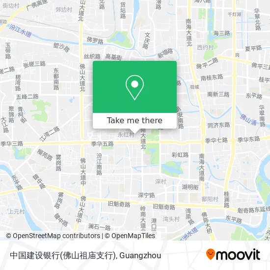 中国建设银行(佛山祖庙支行) map