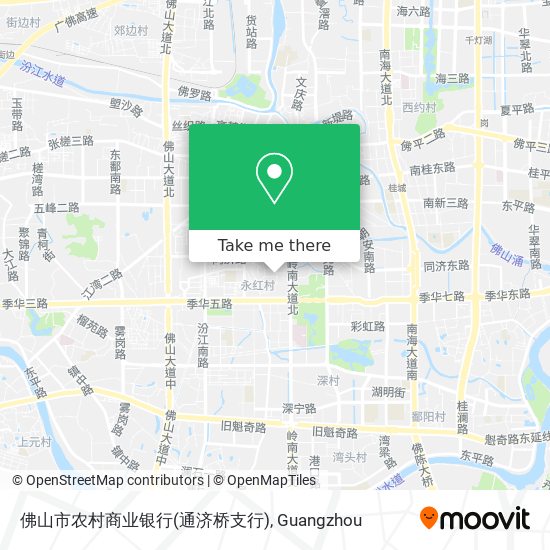 佛山市农村商业银行(通济桥支行) map