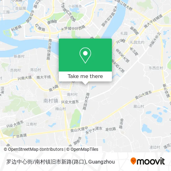 罗边中心街/南村镇旧市新路(路口) map