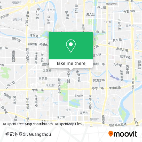 福记冬瓜盅 map