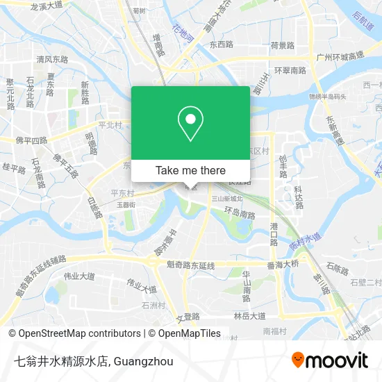 七翁井水精源水店 map