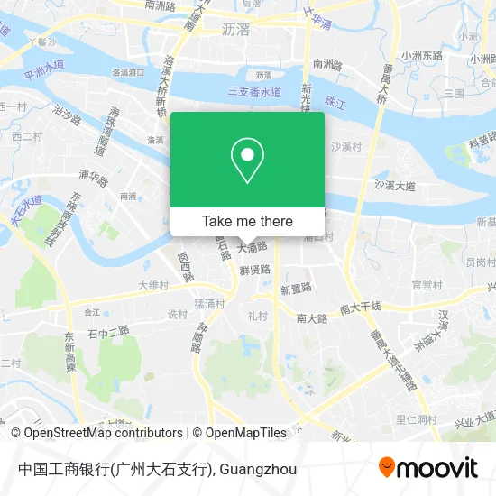 中国工商银行(广州大石支行) map