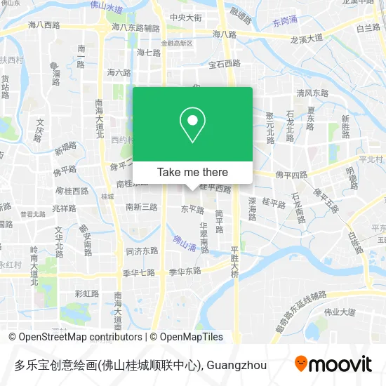多乐宝创意绘画(佛山桂城顺联中心) map