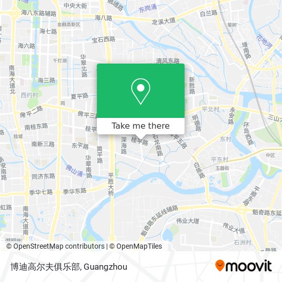 博迪高尔夫俱乐部 map