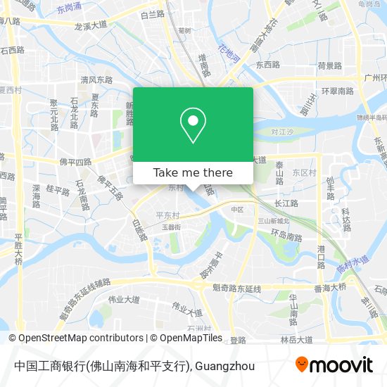 中国工商银行(佛山南海和平支行) map