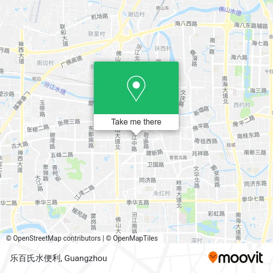 乐百氏水便利 map