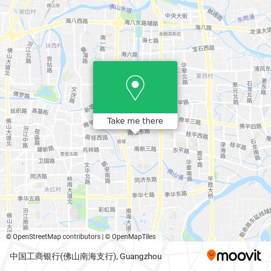 中国工商银行(佛山南海支行) map