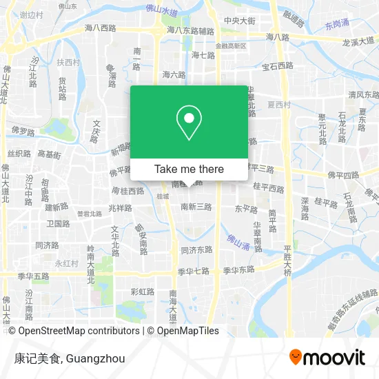 康记美食 map