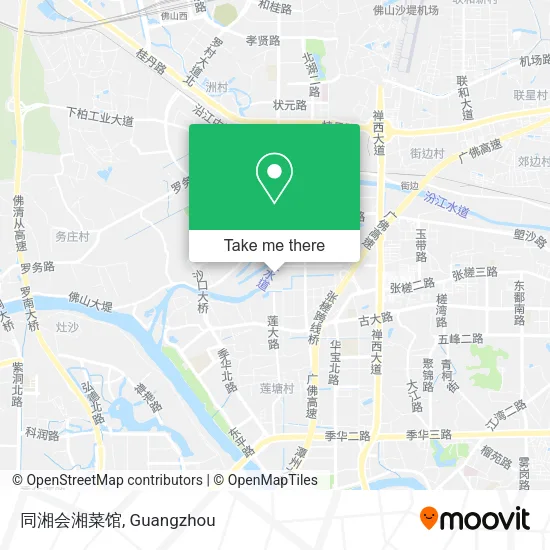 同湘会湘菜馆 map