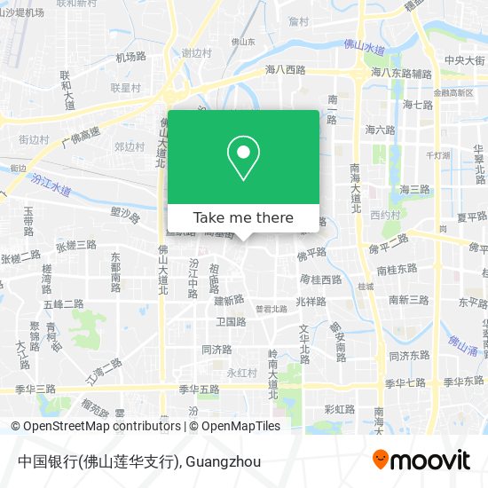 中国银行(佛山莲华支行) map